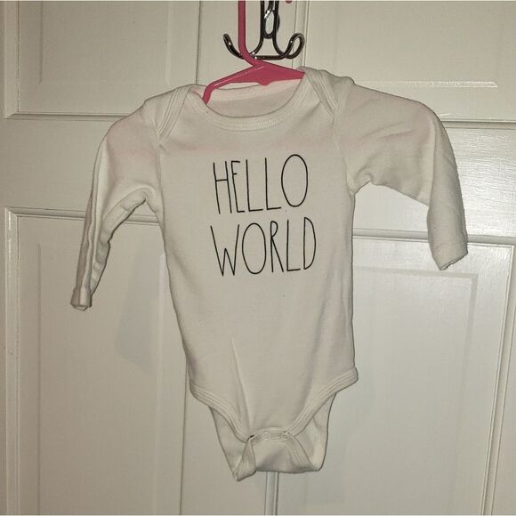 Boys Hello World Onesie - Picture 1 of 3